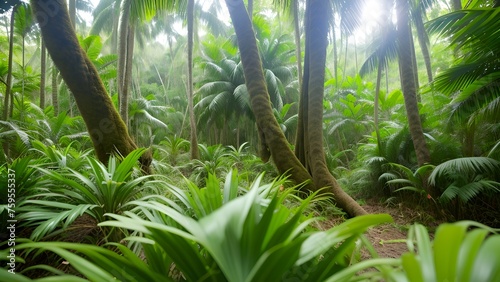 Abstrakter Hintergrund f  r Design - Dschungel und Tropen 9.