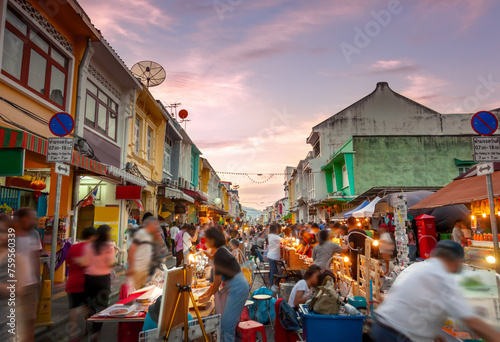 Phuket Walking Street night market in Phuket