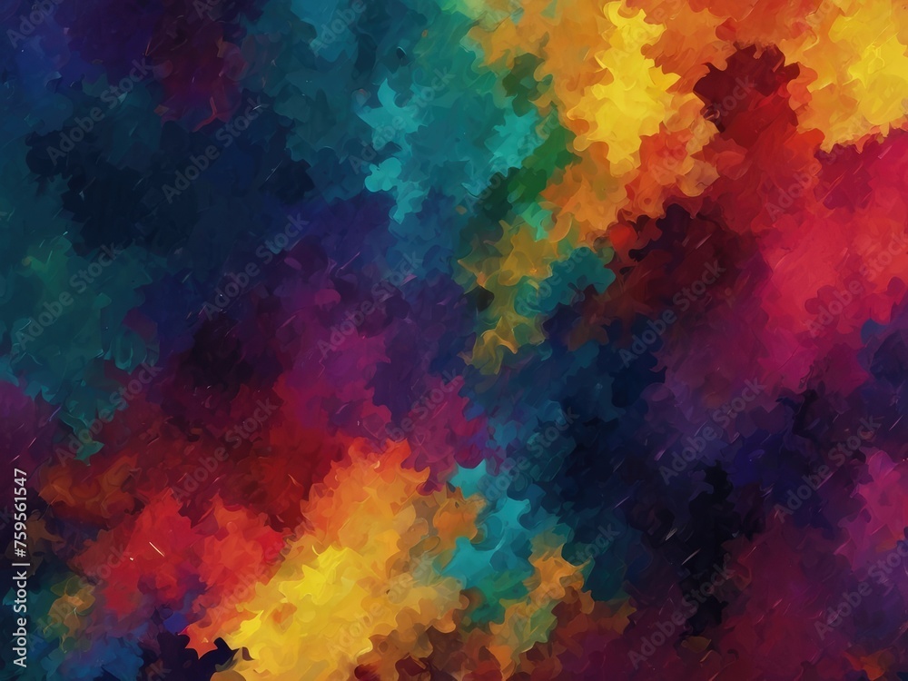 abstract colorful background with fractal explosion