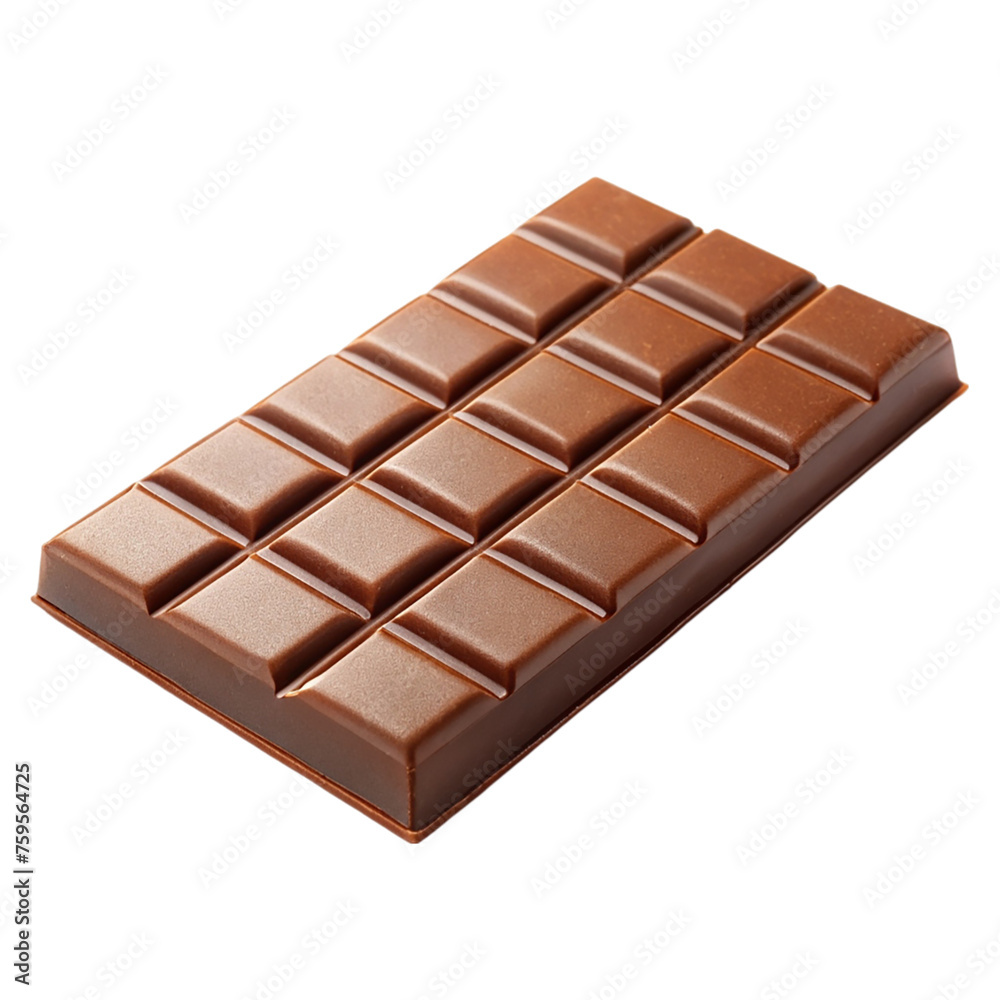 Chocolate bar isolated on a transparent background. Chocolate bar isolated on a transparent background.