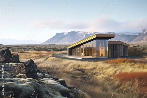 Icelandic geothermal cabins of the future