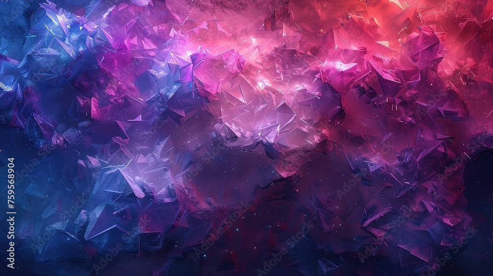 Abstract textured polygonal background
