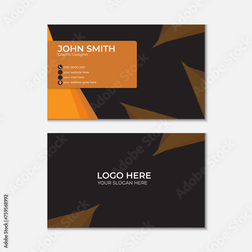 Creative and modern business card, clean professional business card template, visiting card, double sided business card design template, visiting card for business and personal use. 