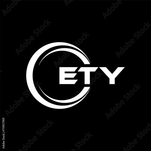 ETY Logo Design, Inspiration for a Unique Identity. Modern Elegance and Creative Design. Watermark Your Success with the Striking this Logo. photo