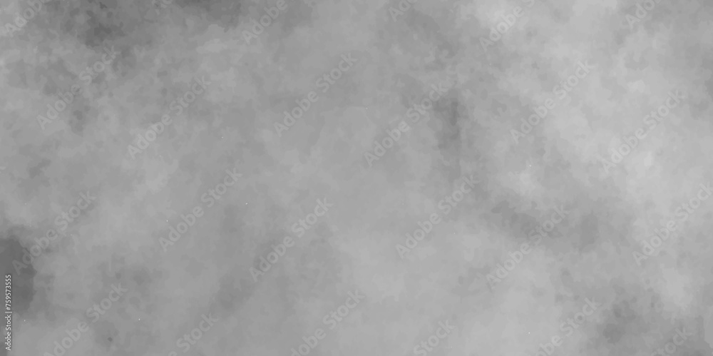 Mist Fog and Dust Particles on smoke canvas, Black and white abstract grunge texture with fogg, Blur black and white textured background marbled, Abstract Modern design with Gray paper.