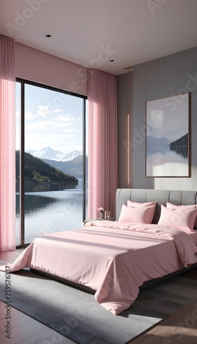 Luxury light pink interior  © One Click