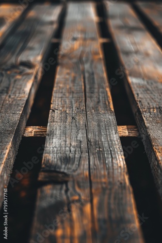 Close Up of Wooden Table Top