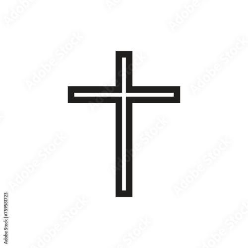 Church logo vector ilustration template