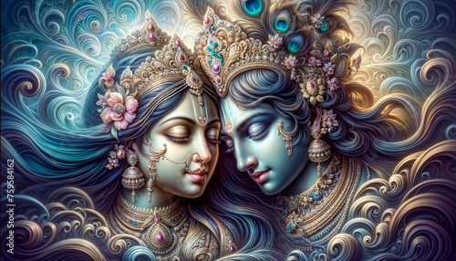 Radha Krishna, divine love 