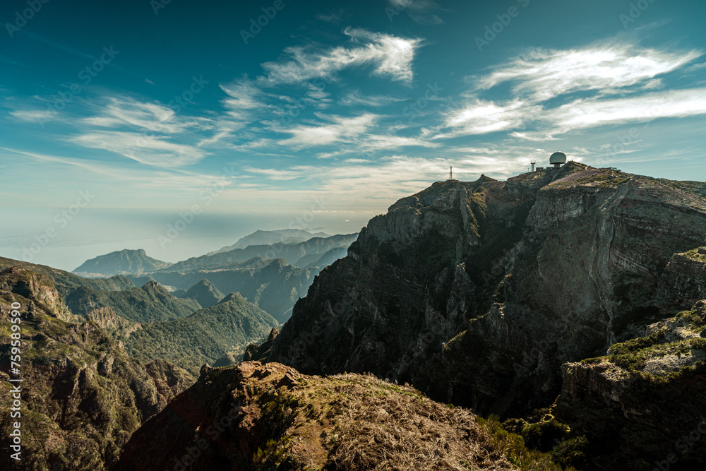 Fototapeta premium sunset in the mountains