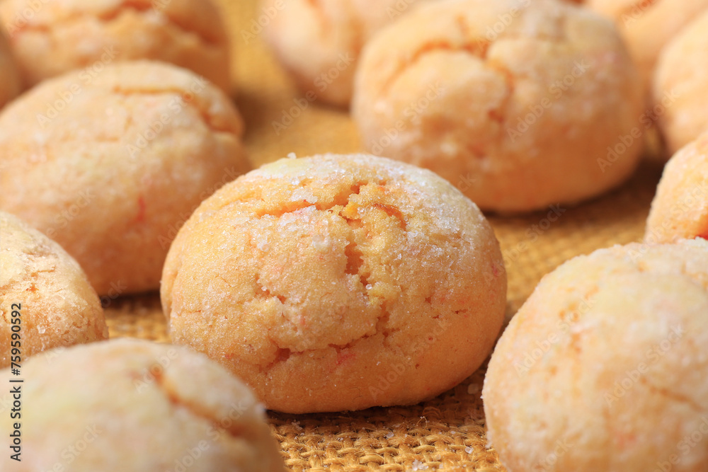 Orange Crinckle Cookies Orange Crinckle Cookies