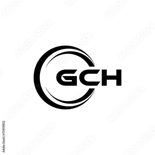 GCH Logo Design, Inspiration for a Unique Identity. Modern Elegance and Creative Design. Watermark Your Success with the Striking this Logo. photo