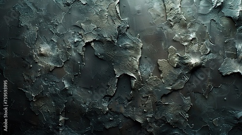 Dark grunge textured wall close up.