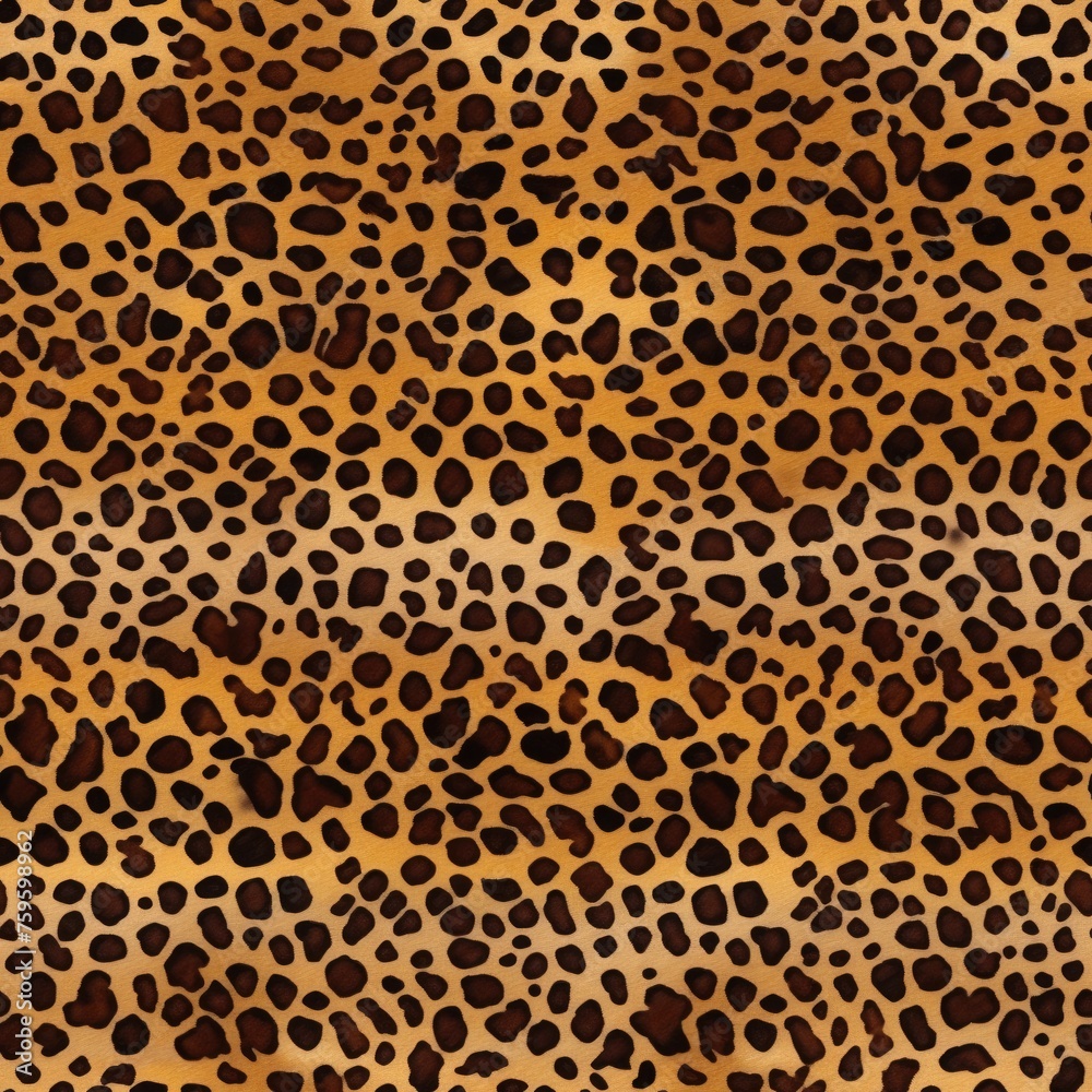 A seamless leopard pattern with warm, earthy tones for a natural fashion statement.