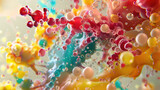 Numerous bubbles floating in the air, creating a mesmerizing visual display