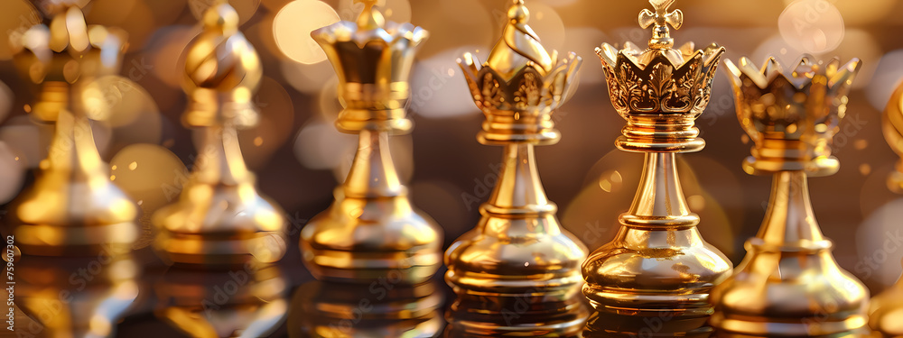 Regal Chessmen: A Gleaming Array of Strategy