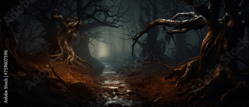 Halloween Spooky Forest ..
