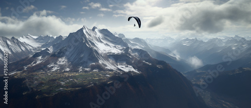 Hang gliders above Planarize  photo