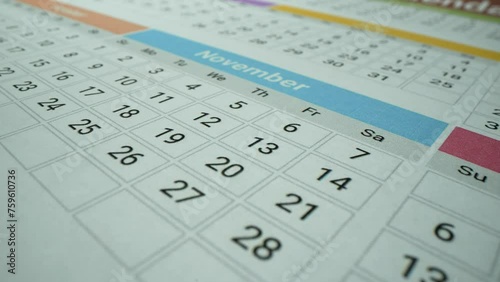 Calendar for 2022. September macro. With very important day's in a week. Hollydays. independence day. Valentine's day. Halloween, New Year, Christmas, Mother's Day