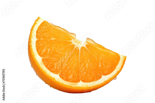 Halved Orange on White Background. on a White or Clear Surface PNG Transparent Background.