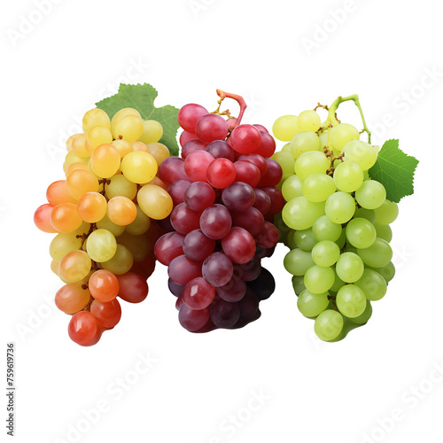 Grape Fruits Isolated Transparent PNG Format