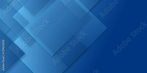 Modern abstract blue background with light multiply. Abstract blue square grid with Futuristic technology vector illustration with corporate and business concept. Blue gradient diagonal rectangle.