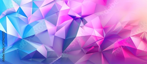 Modern triangular design for your business project. Creative with gradient colors.