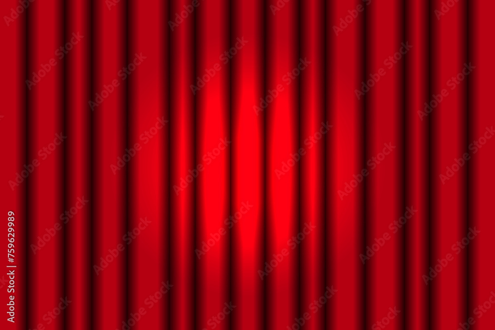 Red theater Curtain with Spotlight and copy space. Design luxury 3d Curtain falls. Premiere concept. Vector illustration can used web banner, poster template. EPS 10 Red theater Curtain with Spotlight and copy space. Design luxury 3d Curtain falls. Premiere concept. Vector illustration can used web banner, poster template. EPS 10