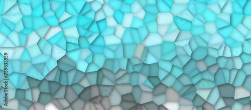 colorfull stains broken glass tile background textrue. geometric pattern with 3d shapes vector Illustration. multicolor broken wall paper in decoration. low poly crystal mosaic background.