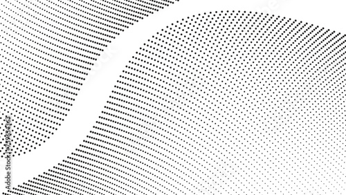 Halftone texture pattern background black and white vector image for backdrop or fashion style © Icak