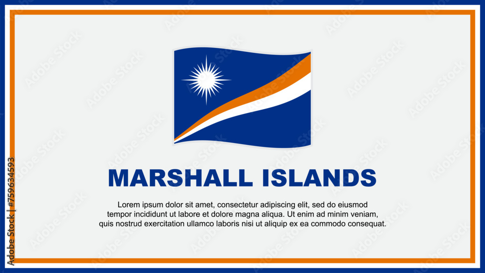 Marshall Islands Flag Abstract Background Design Template. Marshall Islands Independence Day Banner Social Media Vector Illustration. Marshall Islands Banner Marshall Islands Flag Abstract Background Design Template. Marshall Islands Independence Day Banner Social Media Vector Illustration. Marshall Islands Banner