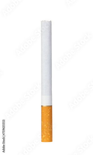 One unlit cigarette