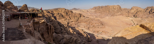 Panoramic view of the Petra site from the moutains around © David