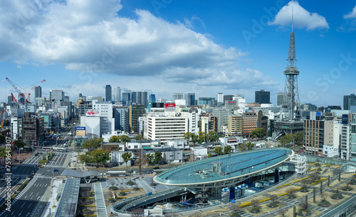 名古屋のパノラマ風景