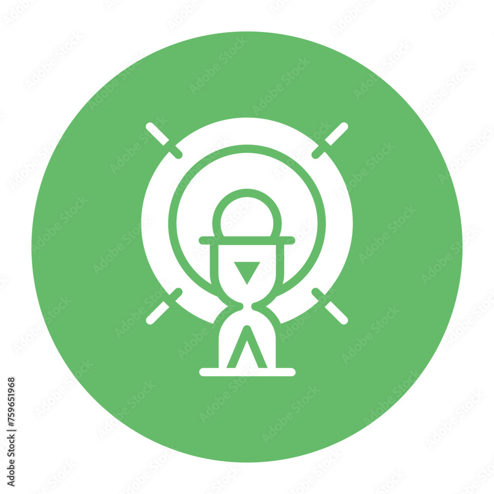 Goal Expiry icon vector image. Can be used for Crowdfunding. Goal Expiry icon vector image. Can be used for Crowdfunding.