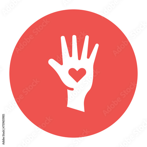 Make a Pledge icon vector image. Can be used for Crowdfunding.