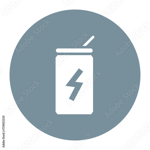 Energy Drink icon vector image. Can be used for Battle Royale.