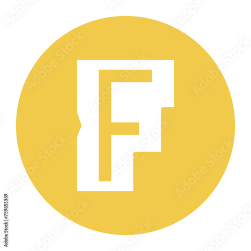 Fortnite icon vector image. Can be used for Battle Royale.