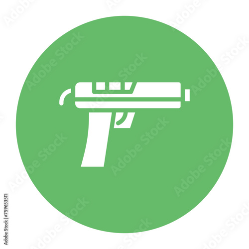 Pistol icon vector image. Can be used for Battle Royale.