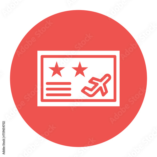Frequent Flyer Program icon vector image. Can be used for Airline.
