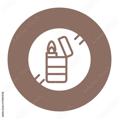 Forbidden Items icon vector image. Can be used for Airline.
