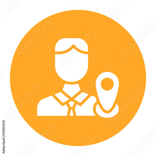 Local Passenger icon vector image. Can be used for Airline.