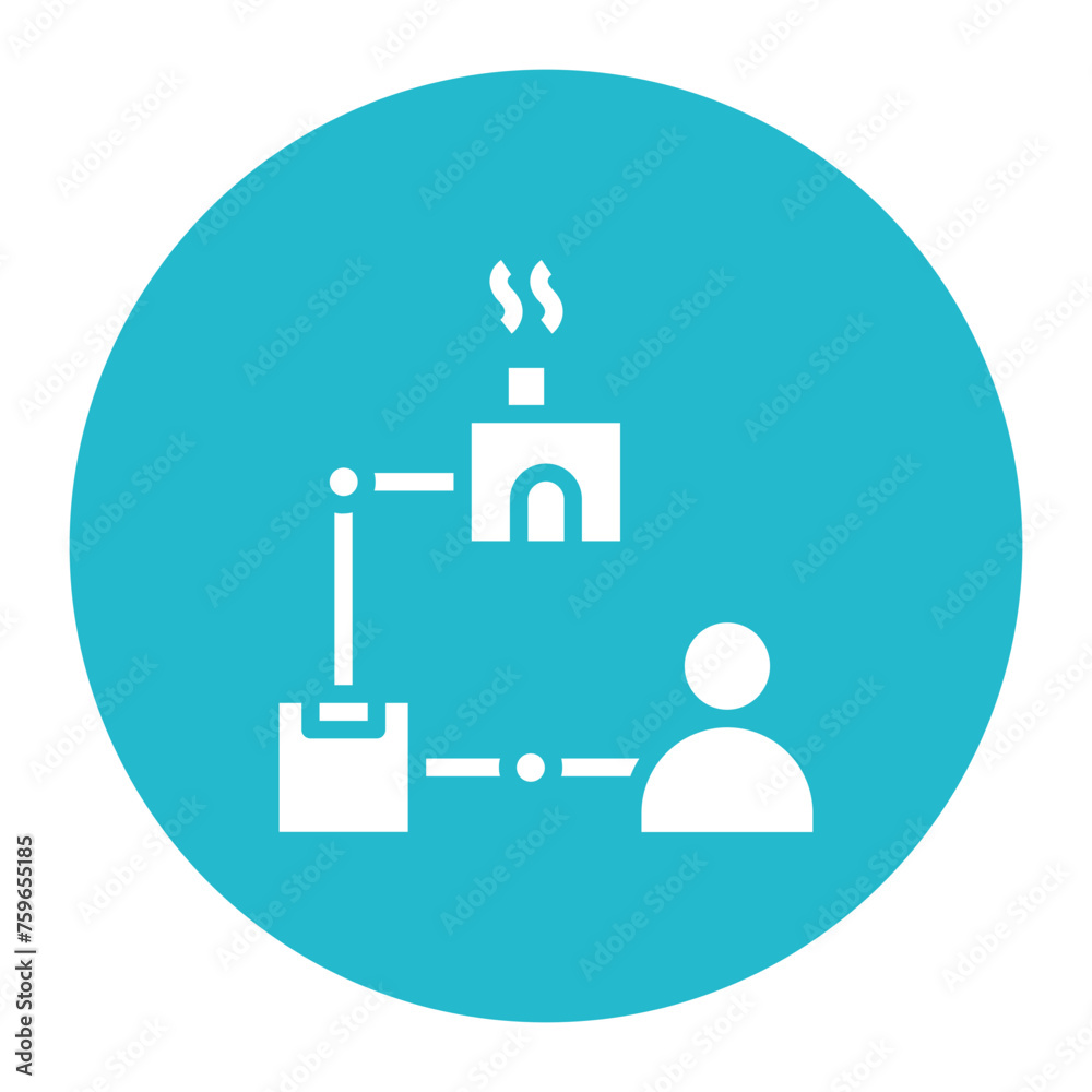 Supply Chain icon vector image. Can be used for Industry. Supply Chain icon vector image. Can be used for Industry.