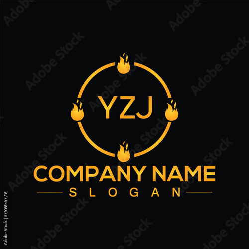 Creative YZJ square logo design for your business