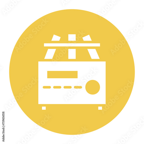 Centrifuge icon vector image. Can be used for Science.