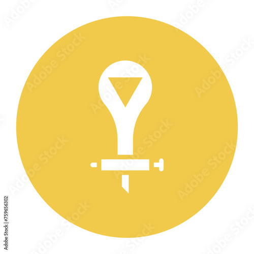 Separator Funnel icon vector image. Can be used for Science.