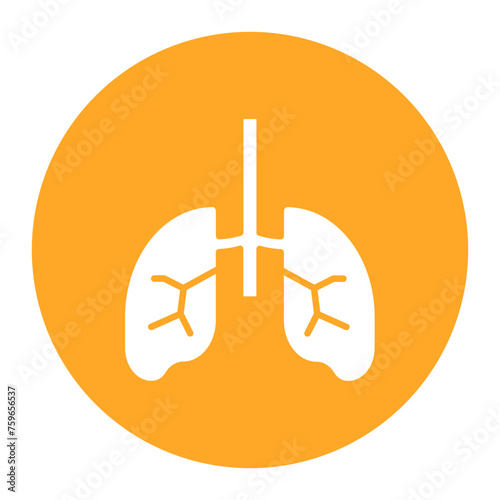 Alveoli icon vector image. Can be used for Human Anatomy.