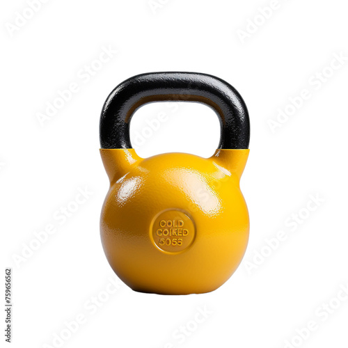 Gym equipment isolated on transparent background