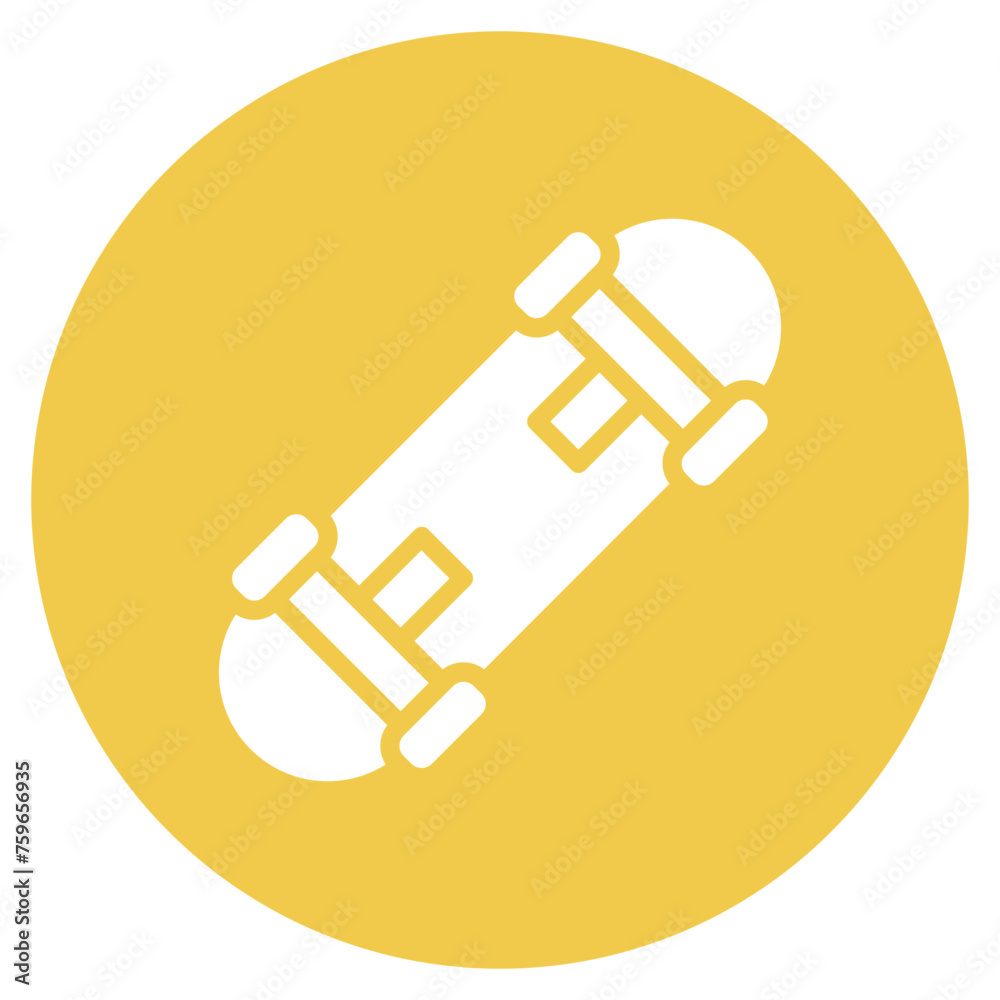 Skateboard icon vector image. Can be used for Outdoor Fun. Skateboard icon vector image. Can be used for Outdoor Fun.