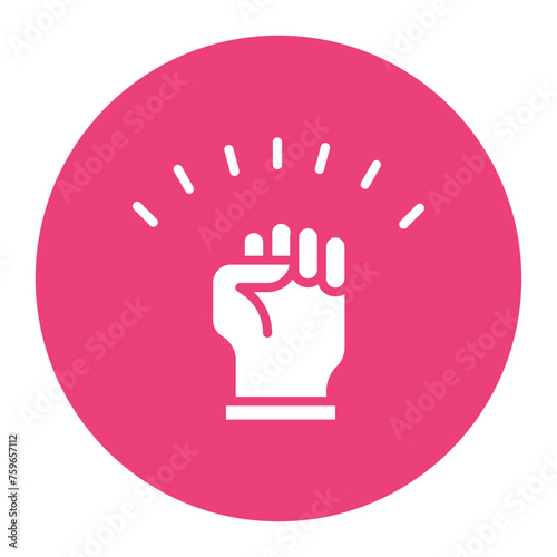 Determination icon vector image. Can be used for Personality Traits.